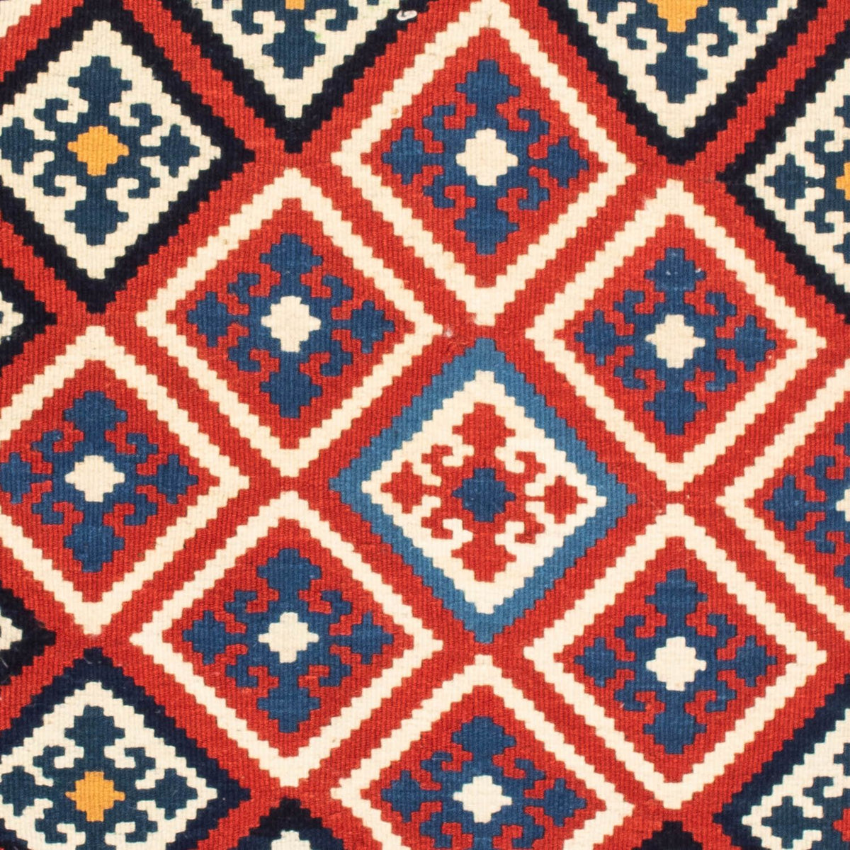 Tappeto Kelim - Orientale quadrato - 106 x 105 cm - rosso