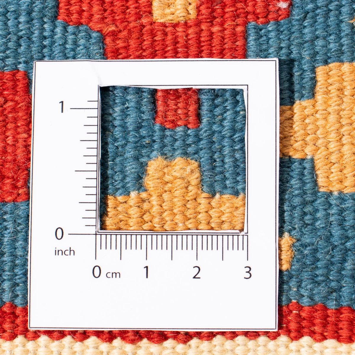 Tappeto Kelim - Orientale quadrato - 105 x 105 cm - rosso