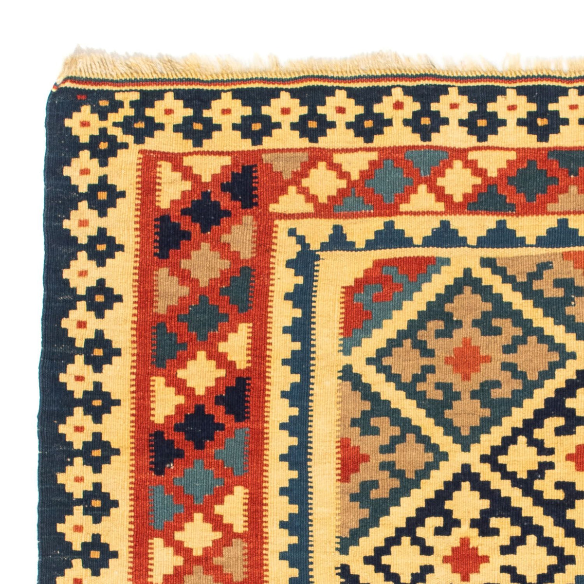 Tappeto Kelim - Orientale quadrato - 106 x 102 cm - oro