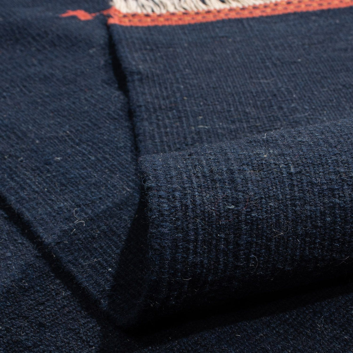 Tappeto Kelim - Orientale - 206 x 150 cm - blu scuro