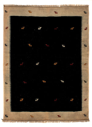 Tappeto Kelim - Orientale - 200 x 152 cm - blu scuro