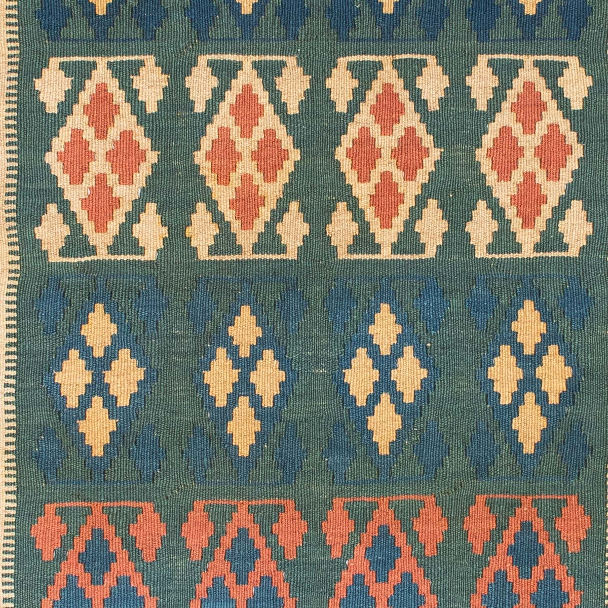 Tappeto Kelim - Orientale - 198 x 121 cm - blu