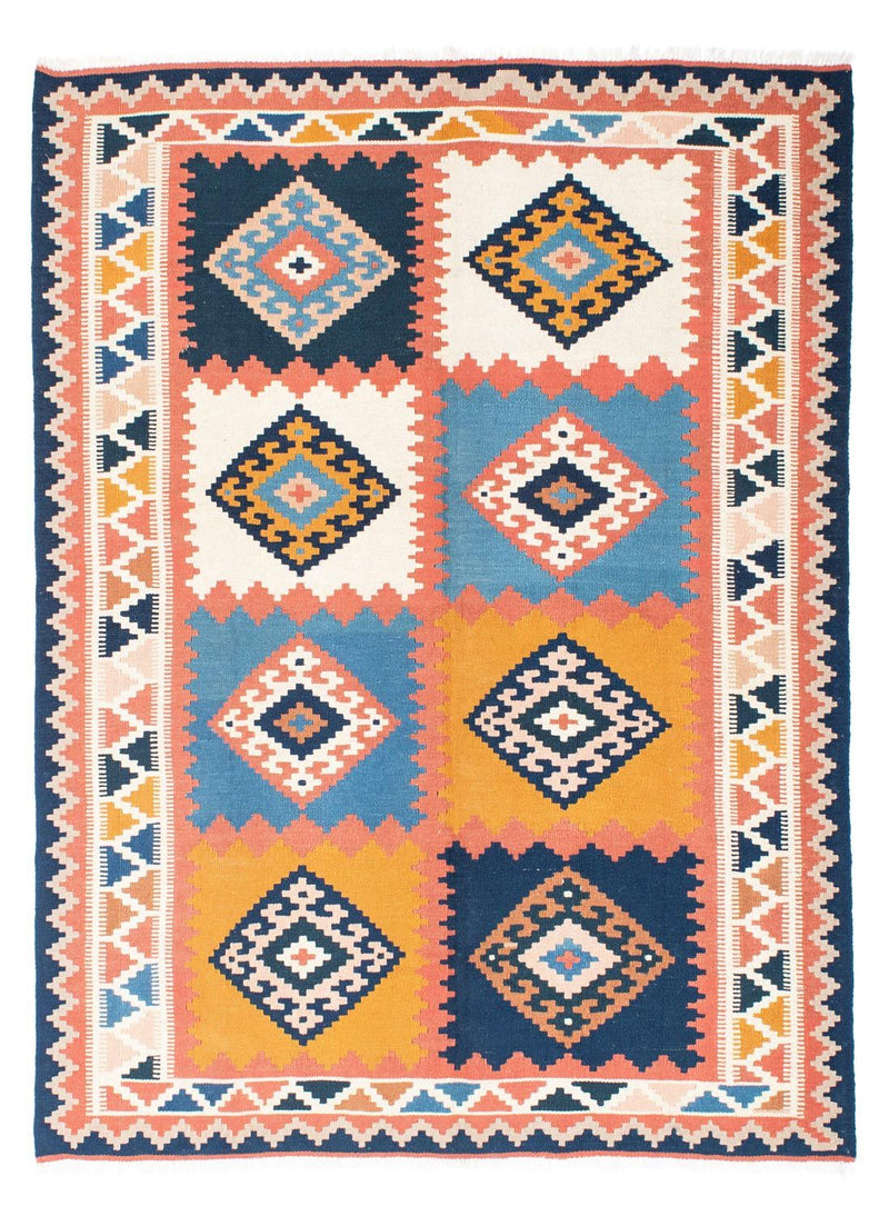 Tappeto Kelim - Orientale - 200 x 159 cm - blu