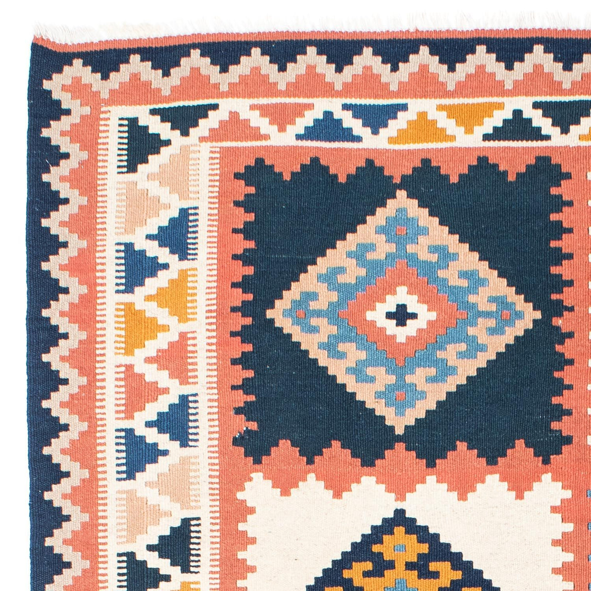 Tappeto Kelim - Orientale - 200 x 159 cm - blu