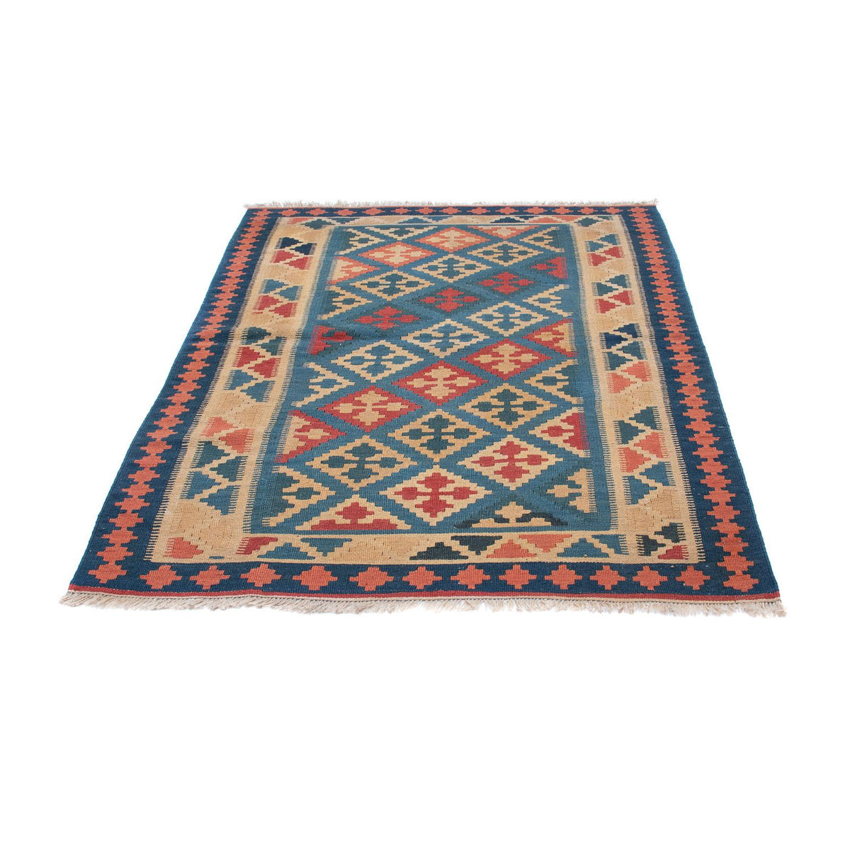 Tappeto Kelim - Orientale - 168 x 118 cm - blu