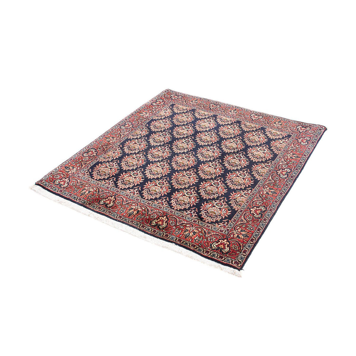 Tappeto Persero - Bidjar quadrato  - 107 x 103 cm - blu scuro