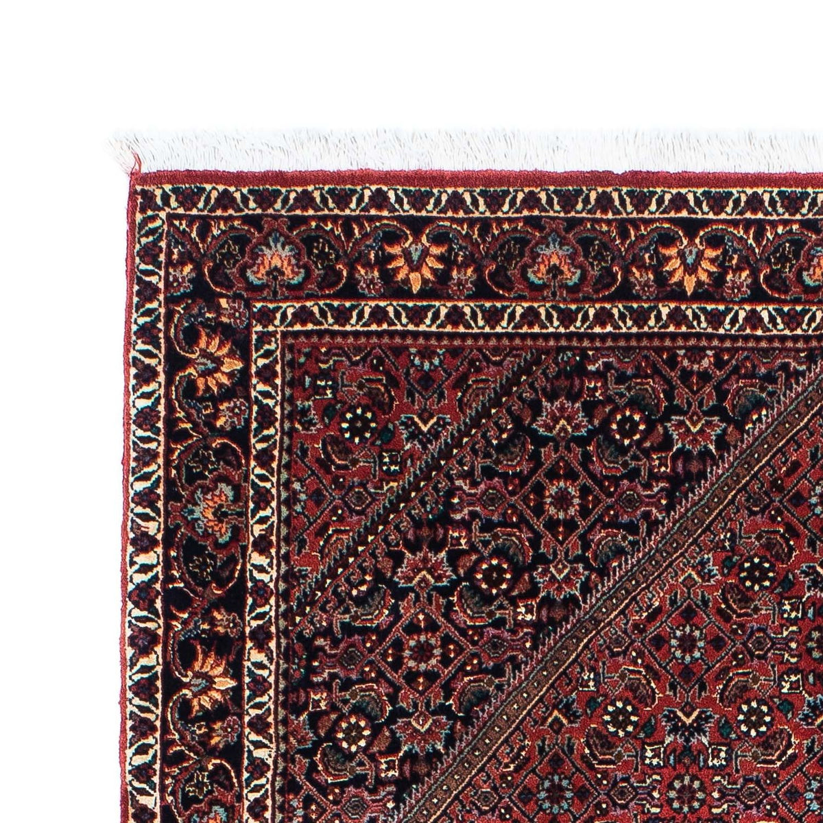 Tappeto corsia Tappeto Persero - Bidjar - 205 x 102 cm - rosso scuro