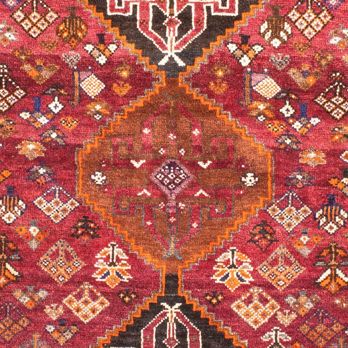 Tappeto Persero - Nomade - 160 x 109 cm - rosso scuro
