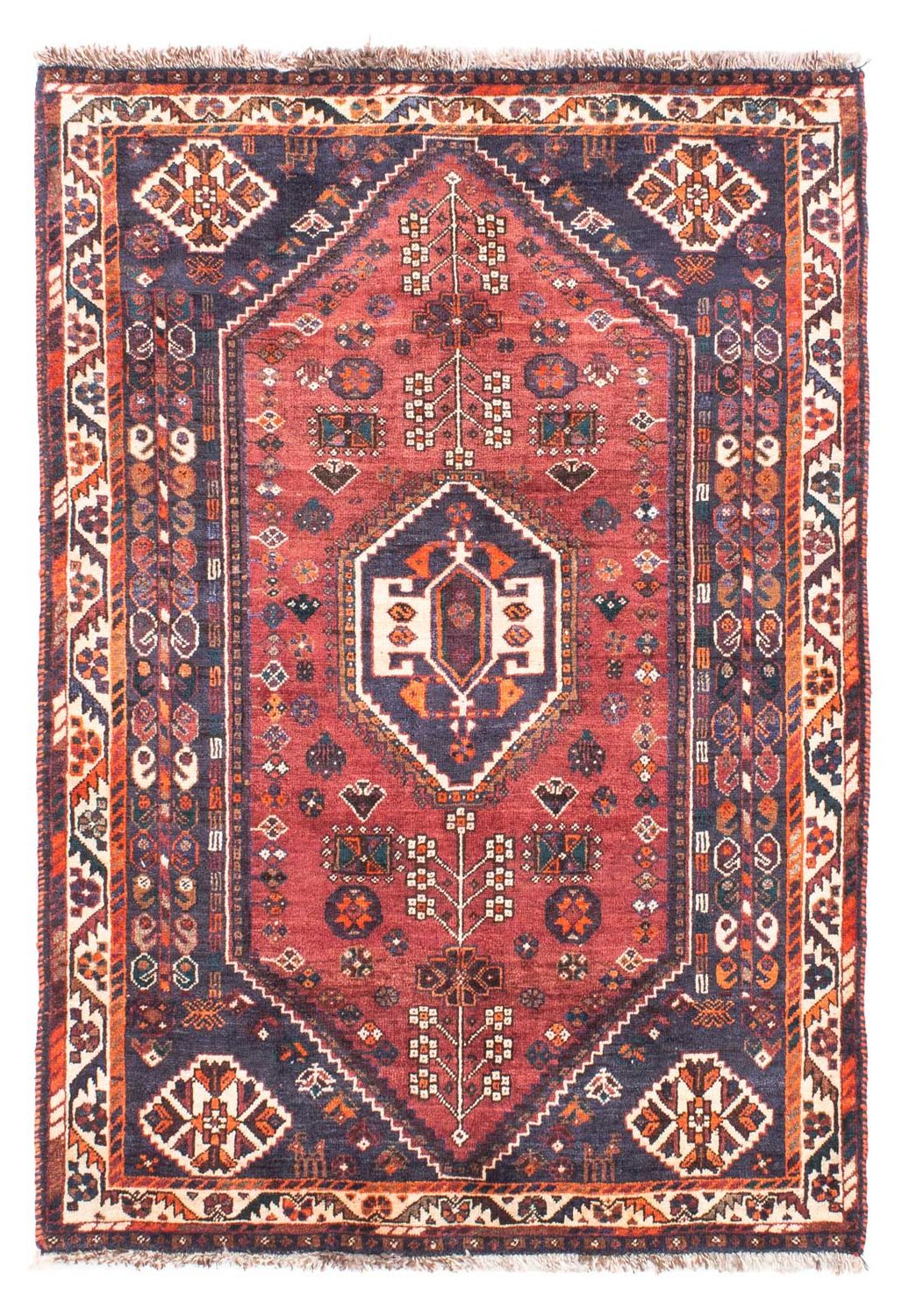 Tappeto Persero - Nomade - 152 x 107 cm - rosso scuro