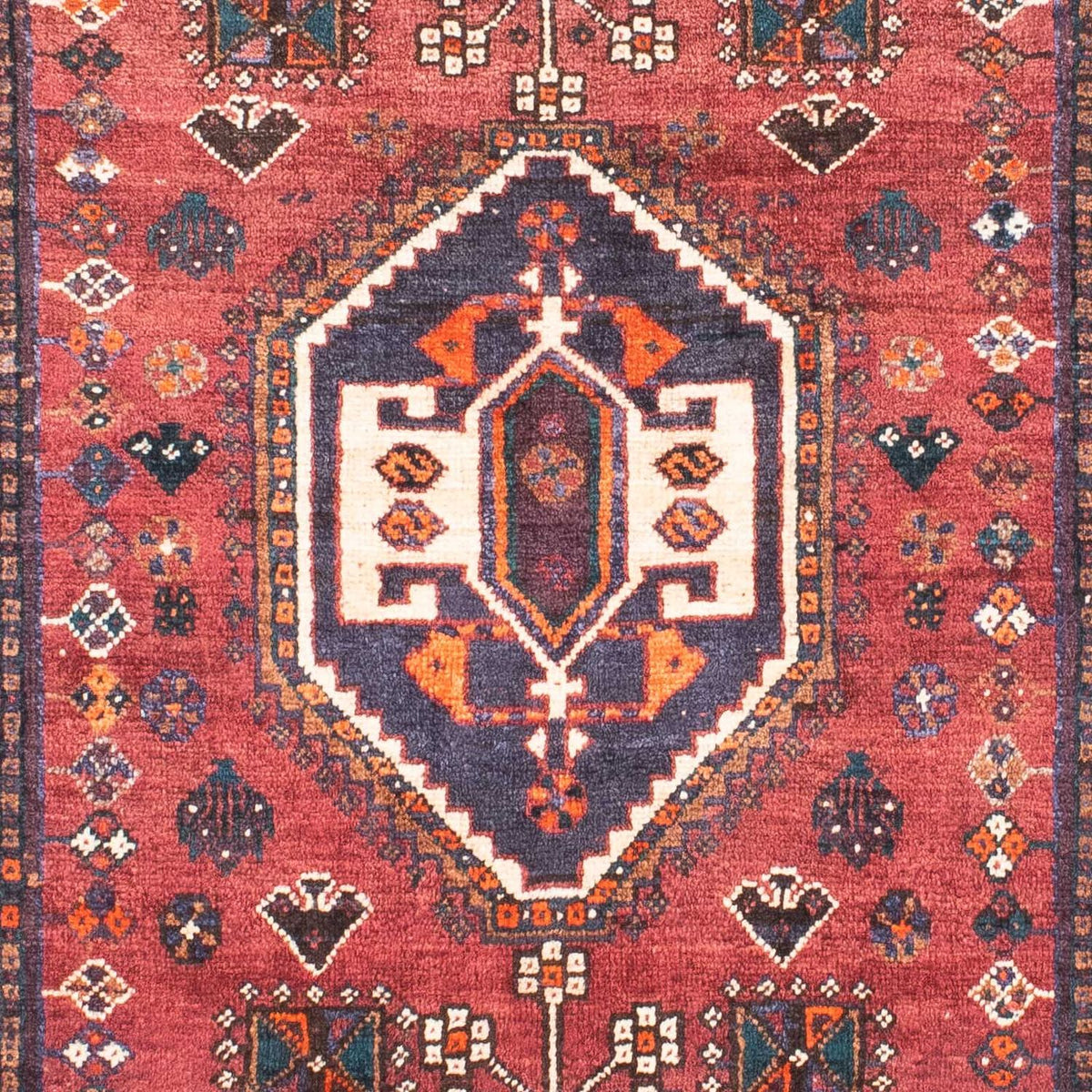 Tappeto Persero - Nomade - 152 x 107 cm - rosso scuro
