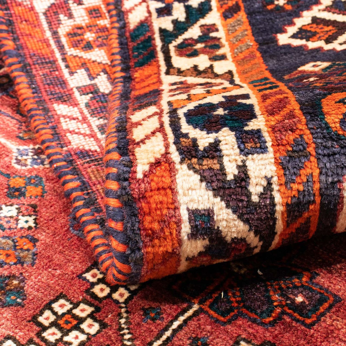 Tappeto Persero - Nomade - 152 x 107 cm - rosso scuro