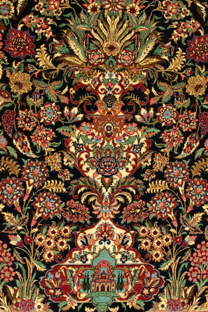 Tappeto Persero - Ghom - 161 x 101 cm - nero