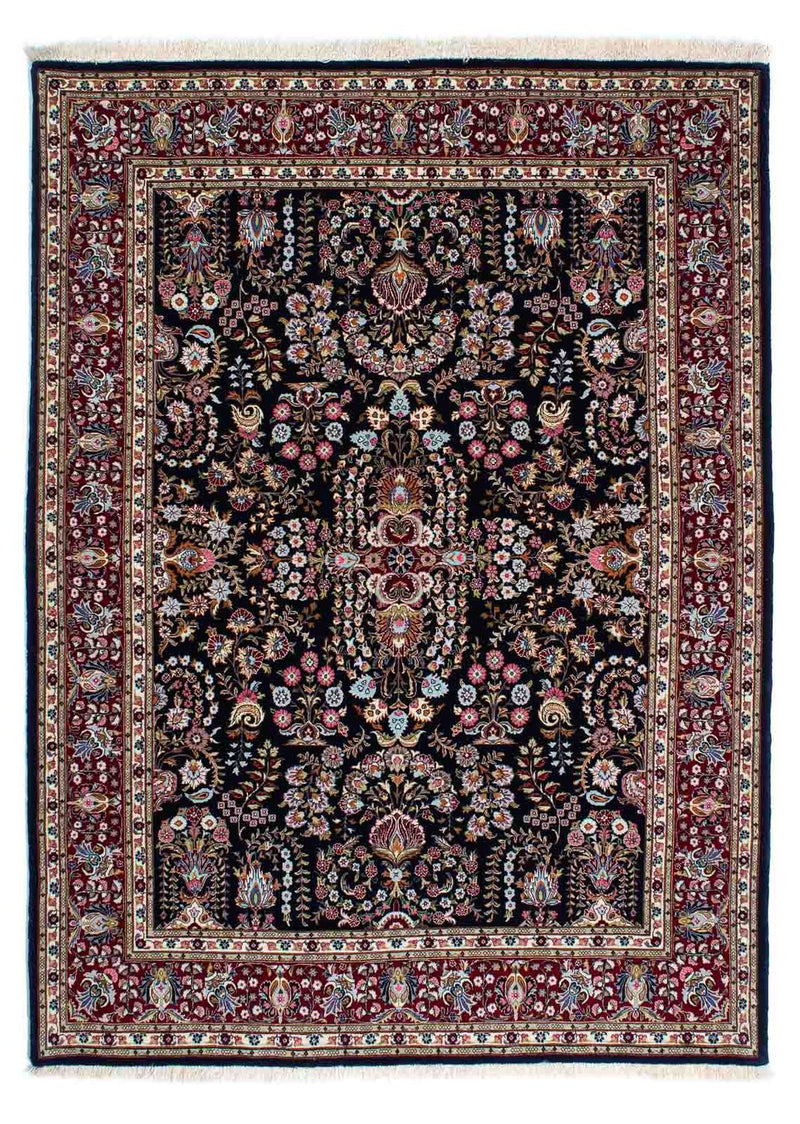 Tappeto Persero - Ghom - 193 x 141 cm - blu scuro