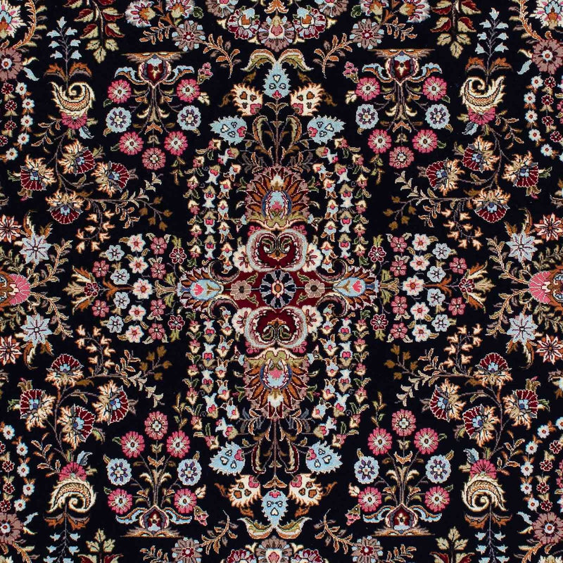 Tappeto Persero - Ghom - 193 x 141 cm - blu scuro
