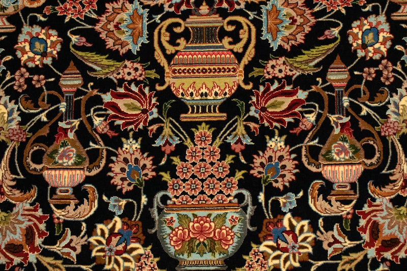 Tappeto Persero - Ghom - 158 x 102 cm - blu scuro