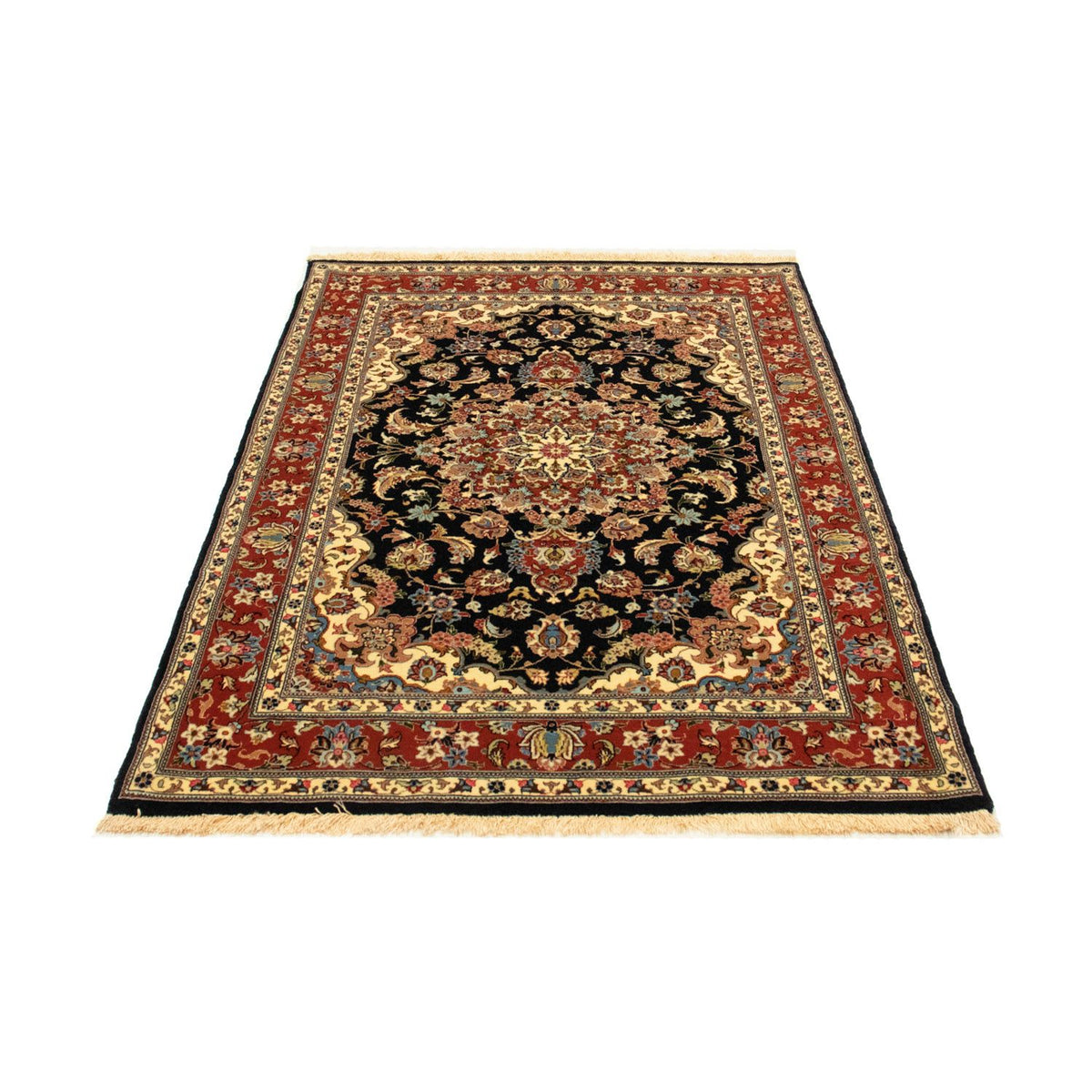 Tappeto Persero - Ghom - 149 x 102 cm - nero