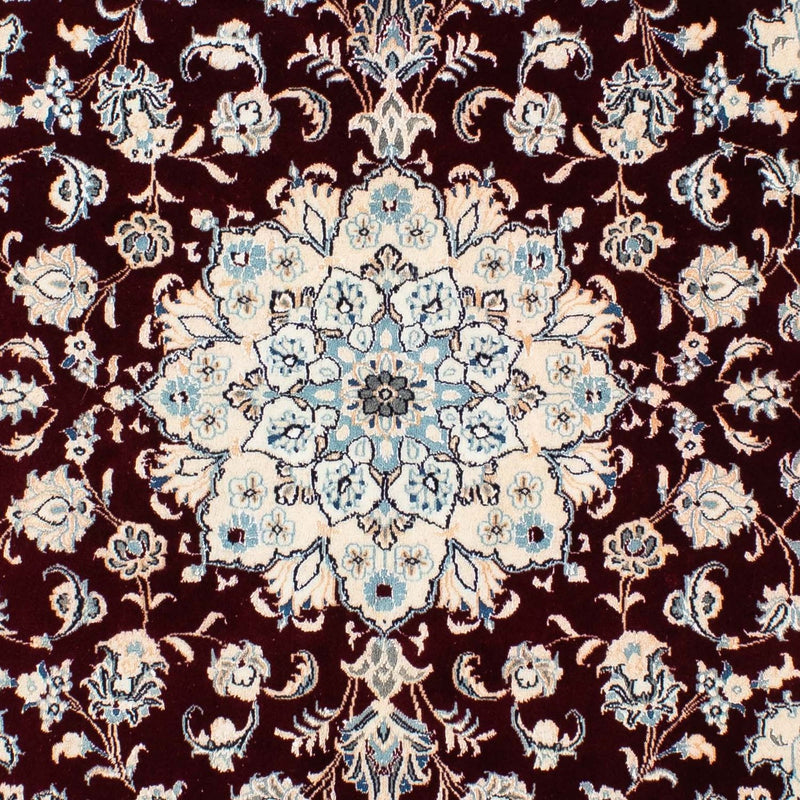 Tappeto Persero - Nain - Reale quadrato  - 156 x 143 cm - rosso scuro
