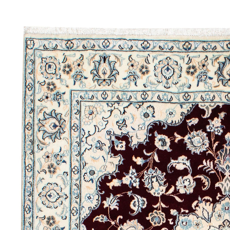 Tappeto Persero - Nain - Reale quadrato  - 156 x 143 cm - rosso scuro
