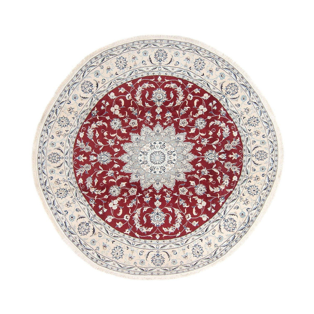 Tappeto Persero - Nain rotondo - 250 x 250 cm - rosso scuro