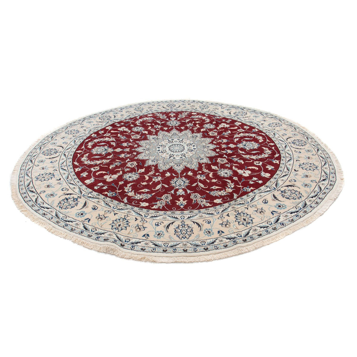 Tappeto Persero - Nain rotondo - 250 x 250 cm - rosso scuro