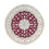 Tappeto Persero - Nain rotondo  - 240 x 240 cm - rosso scuro