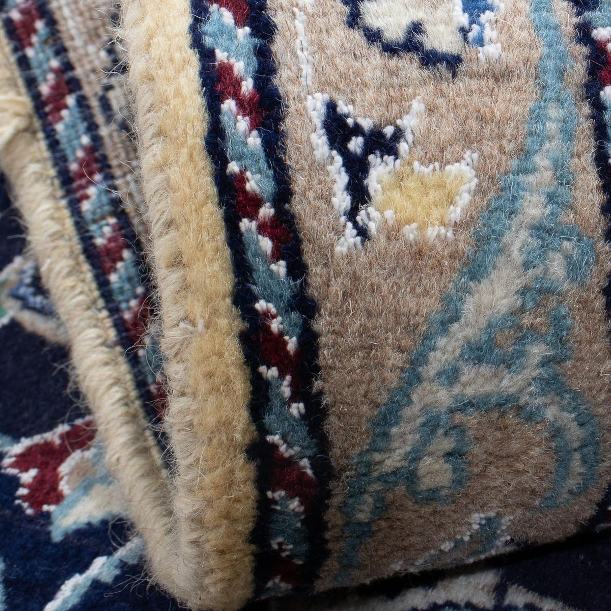Tappeto Persero - Nain - 137 x 83 cm - blu scuro