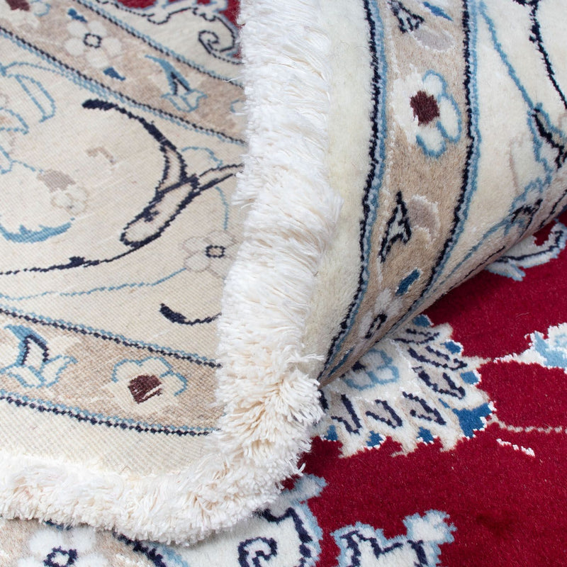 Tappeto Persero - Nain rotondo  - 245 x 245 cm - rosso scuro