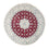Tappeto Persero - Nain rotondo  - 290 x 290 cm - rosso scuro