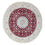 Tappeto Persero - Nain rotondo - 295 x 295 cm - rosso scuro