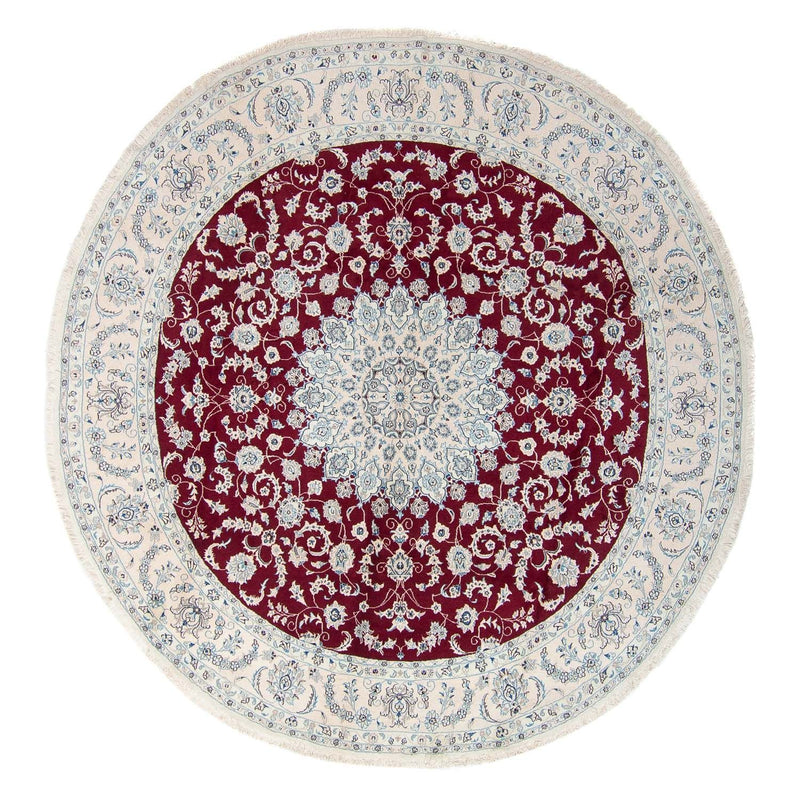 Tappeto Persero - Nain rotondo  - 295 x 295 cm - rosso scuro