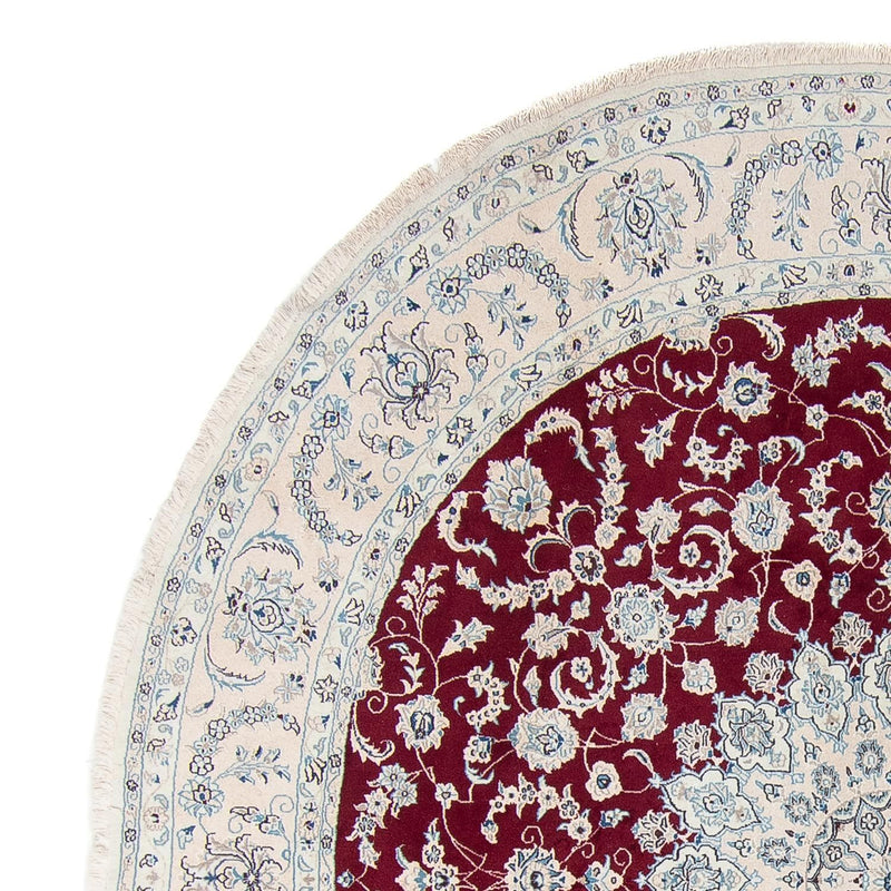 Tappeto Persero - Nain rotondo  - 295 x 295 cm - rosso scuro