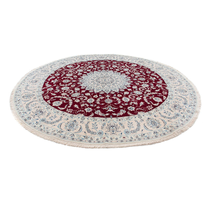Tappeto Persero - Nain rotondo  - 295 x 295 cm - rosso scuro