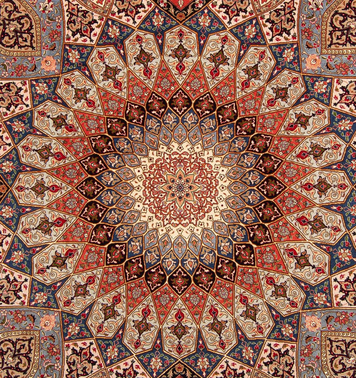 Tappeto Persero - Tabriz - Reale - 252 x 205 cm - multicolore
