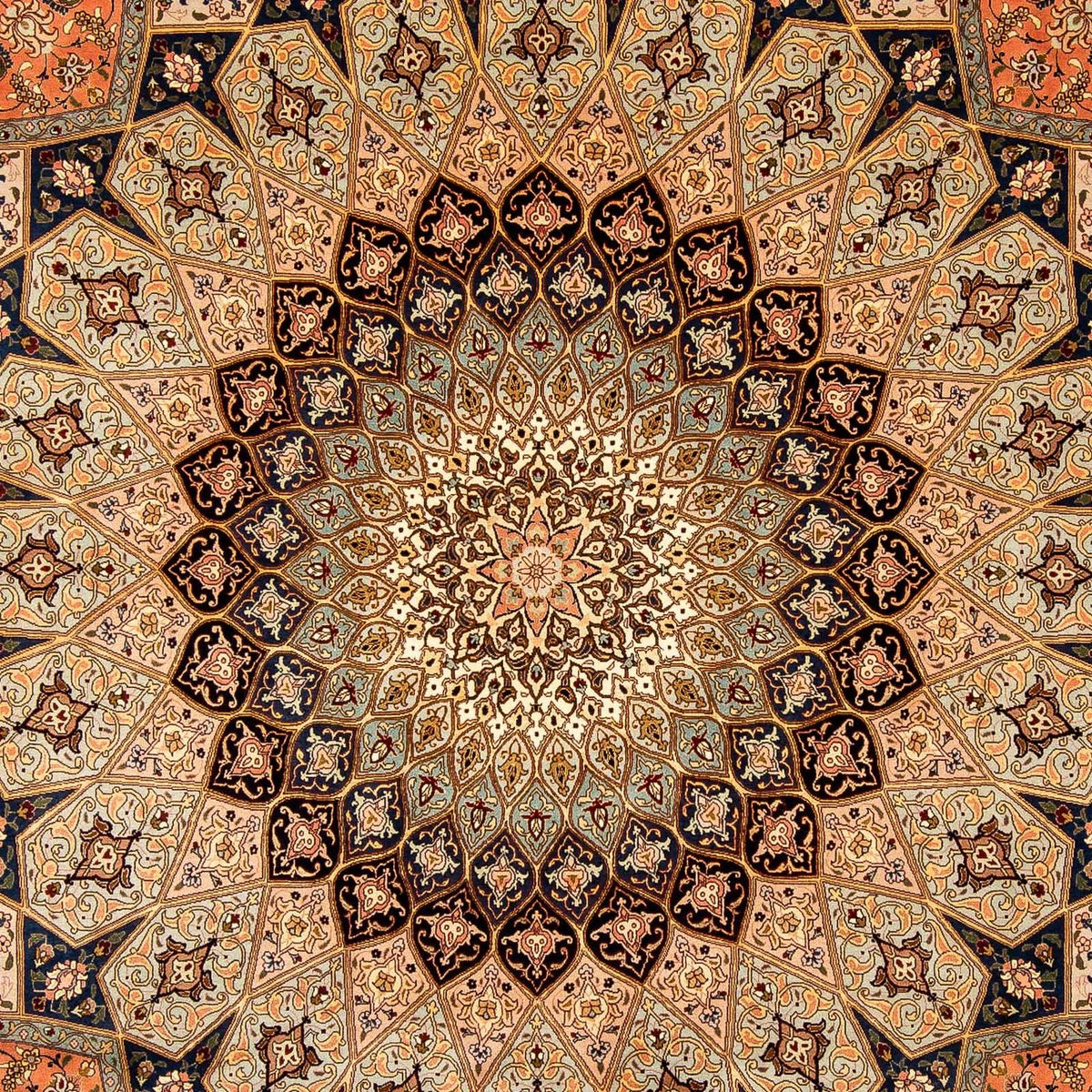 Tappeto Persero - Tabriz - Reale - 363 x 254 cm - multicolore