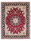 Tappeto Persero - Tabriz - Reale - 240 x 172 cm - rosso scuro