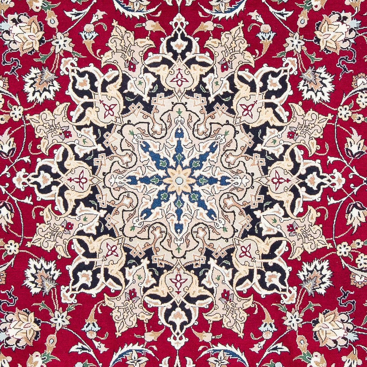 Tappeto Persero - Tabriz - Reale - 303 x 202 cm - rosso scuro