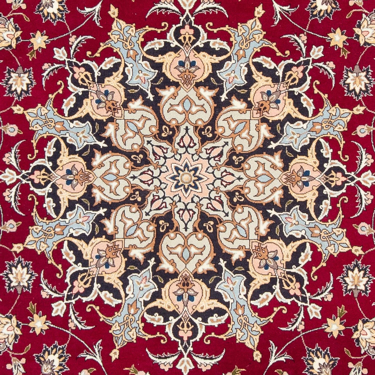 Tappeto Persero - Tabriz - Reale - 305 x 204 cm - rosso scuro