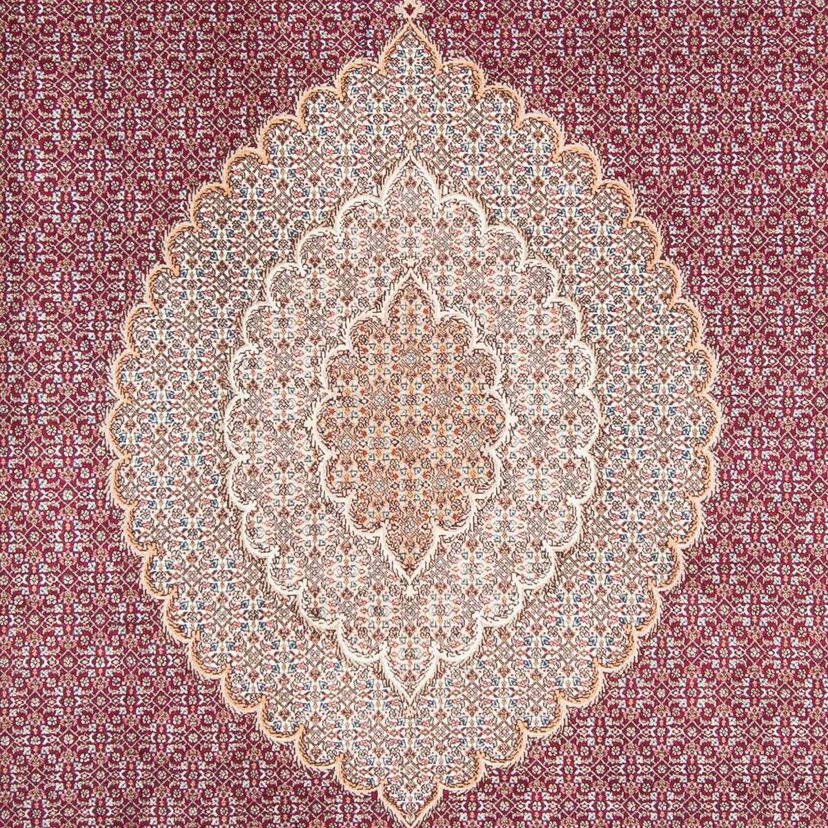 Tappeto Persero - Tabriz - 298 x 198 cm - rosso