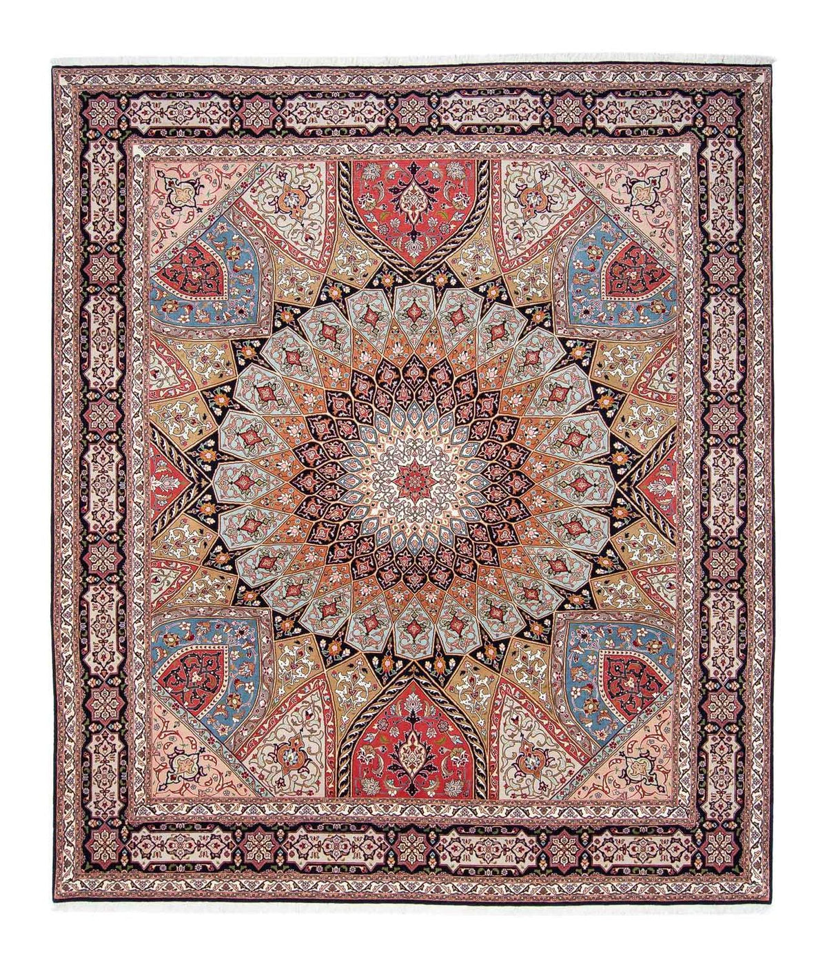 Tappeto Persero - Tabriz - Reale - 304 x 253 cm - multicolore