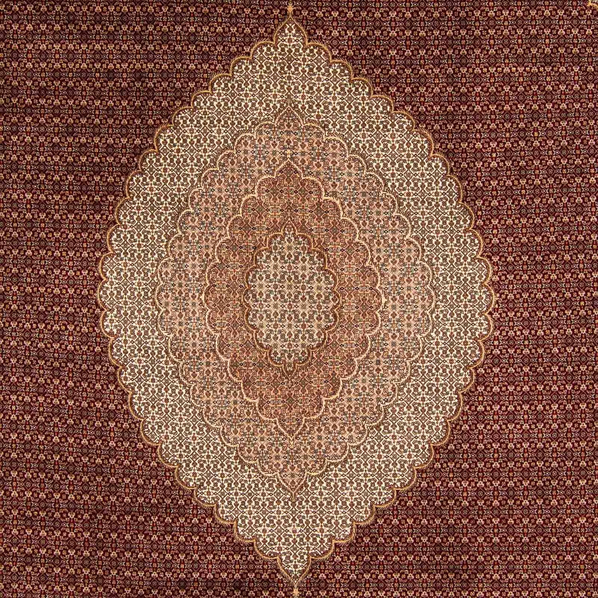 Tappeto Persero - Tabriz - 403 x 300 cm - rosso scuro