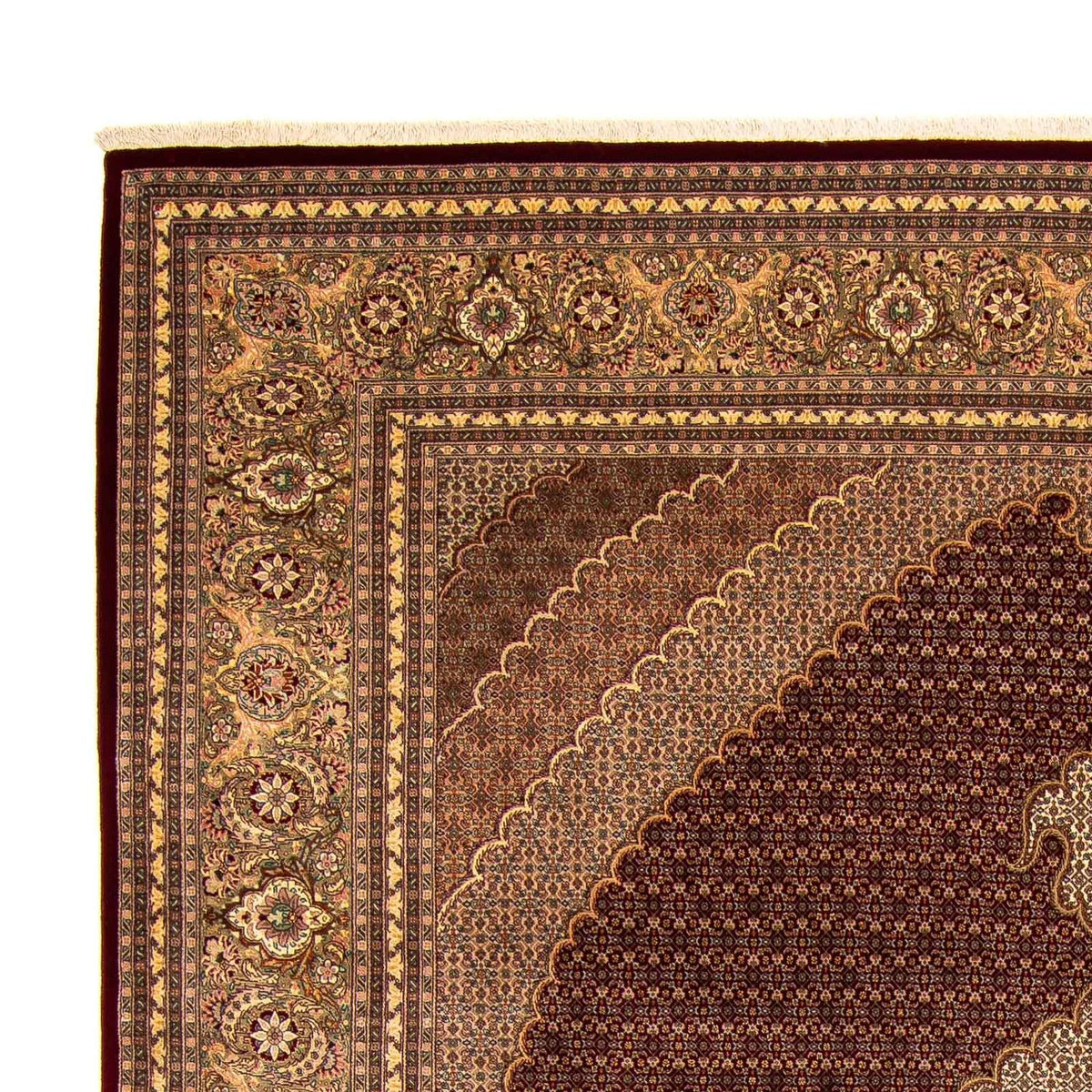 Tappeto Persero - Tabriz - 403 x 300 cm - rosso scuro