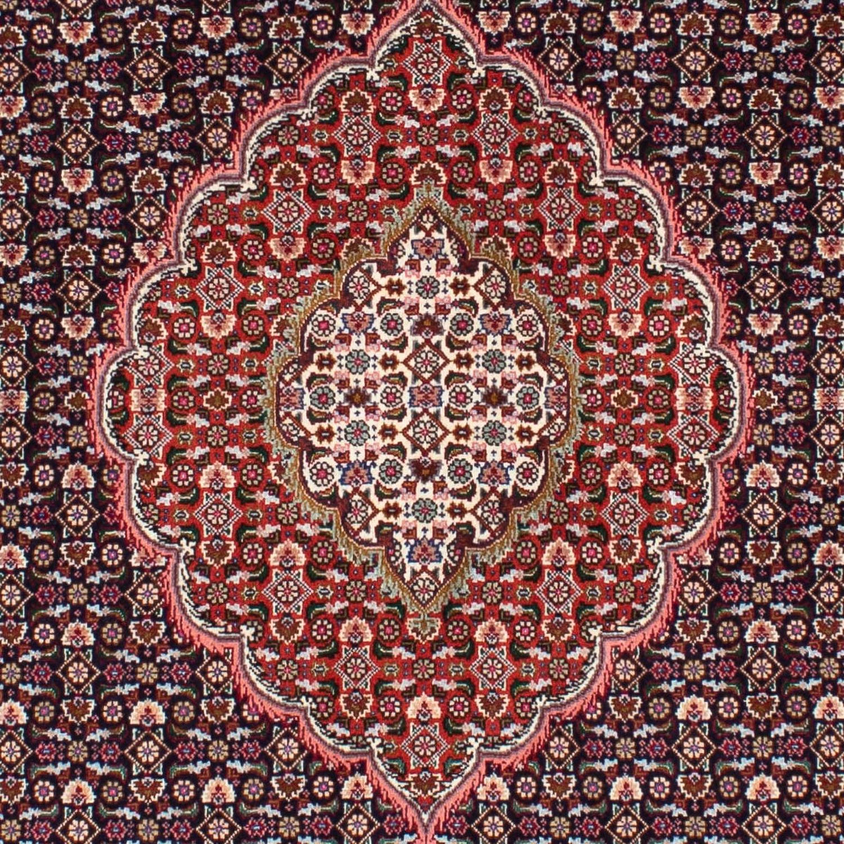 Tappeto Persero - Tabriz - 194 x 154 cm - marrone chiaro