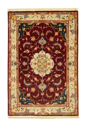 Tappeto Persero - Tabriz - Reale - 149 x 100 cm - rosso