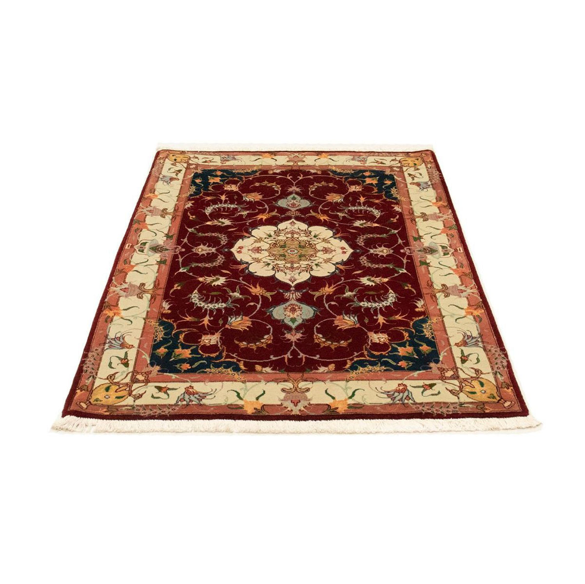 Tappeto Persero - Tabriz - Reale - 149 x 100 cm - rosso