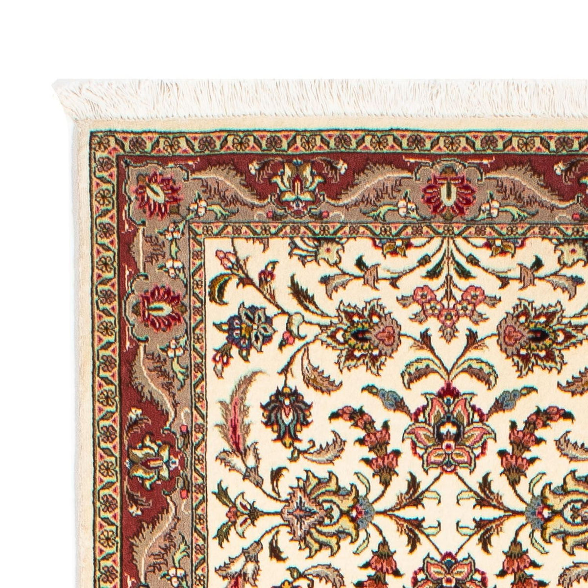 Tappeto corsia Tappeto Persero - Tabriz - Reale - 297 x 73 cm - beige