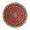 Tappeto Persero - Tabriz - Reale rotondo - 253 x 253 cm - rosso scuro