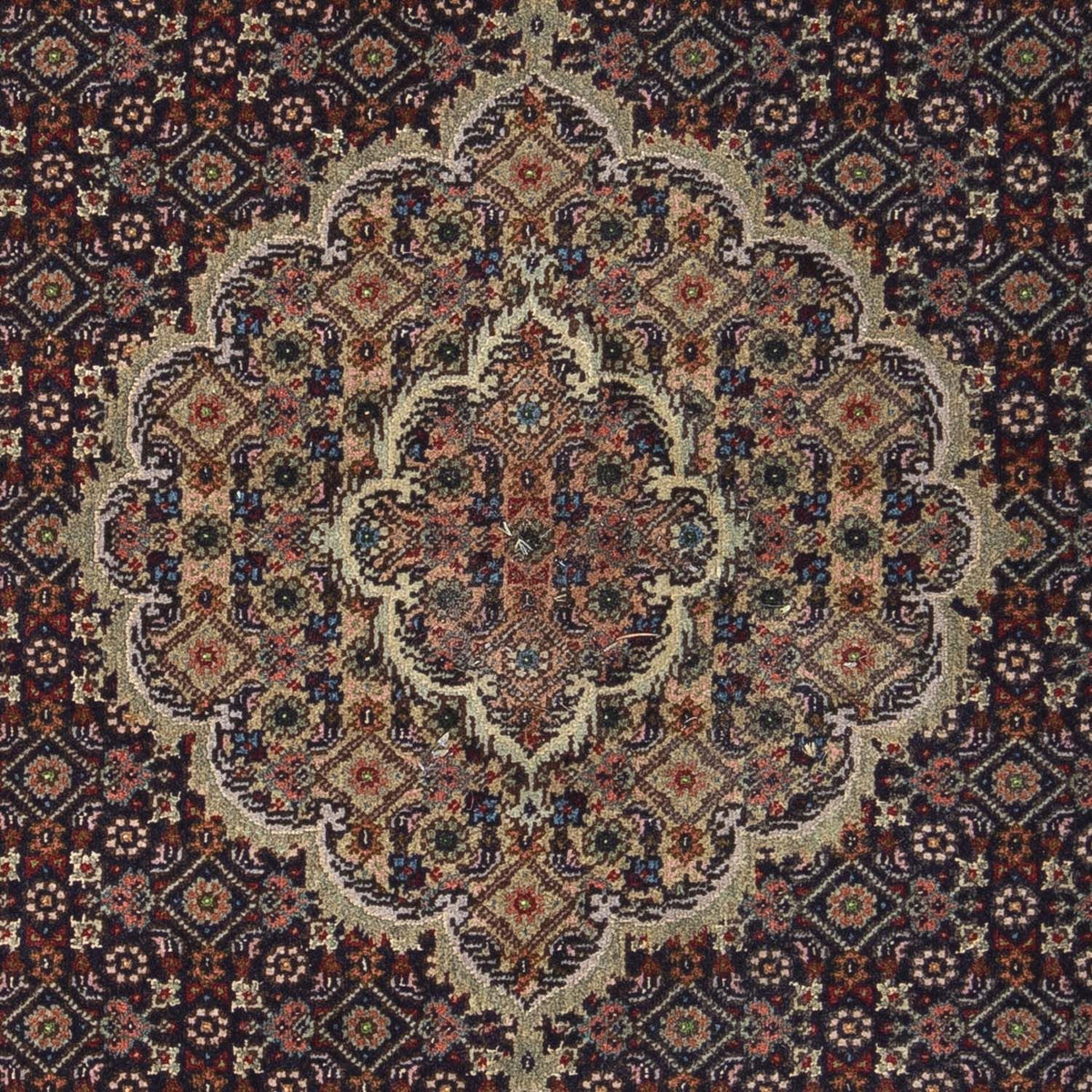 Tappeto Persero - Tabriz - Reale - 88 x 66 cm - blu scuro