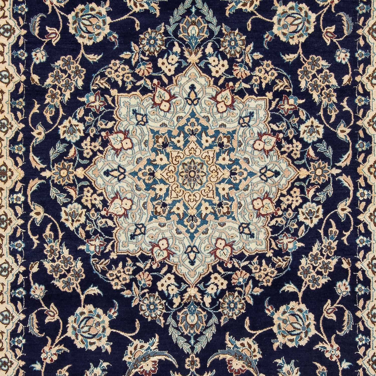 Tappeto Persero - Nain - Reale - 308 x 197 cm - blu scuro