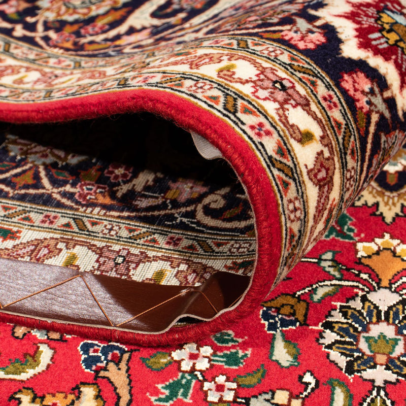 Tappeto Persero - Tabriz - Reale quadrato  - 204 x 203 cm - rosso