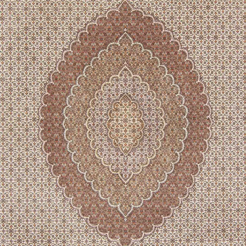 Tappeto Persero - Tabriz - 362 x 252 cm - marrone chiaro